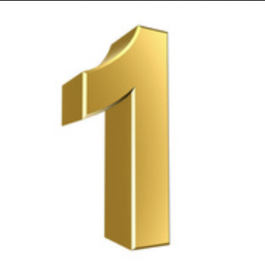 number 1 icon. Explainer videos